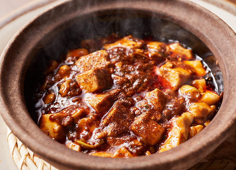 辛さが癖になる土鍋麻婆豆腐